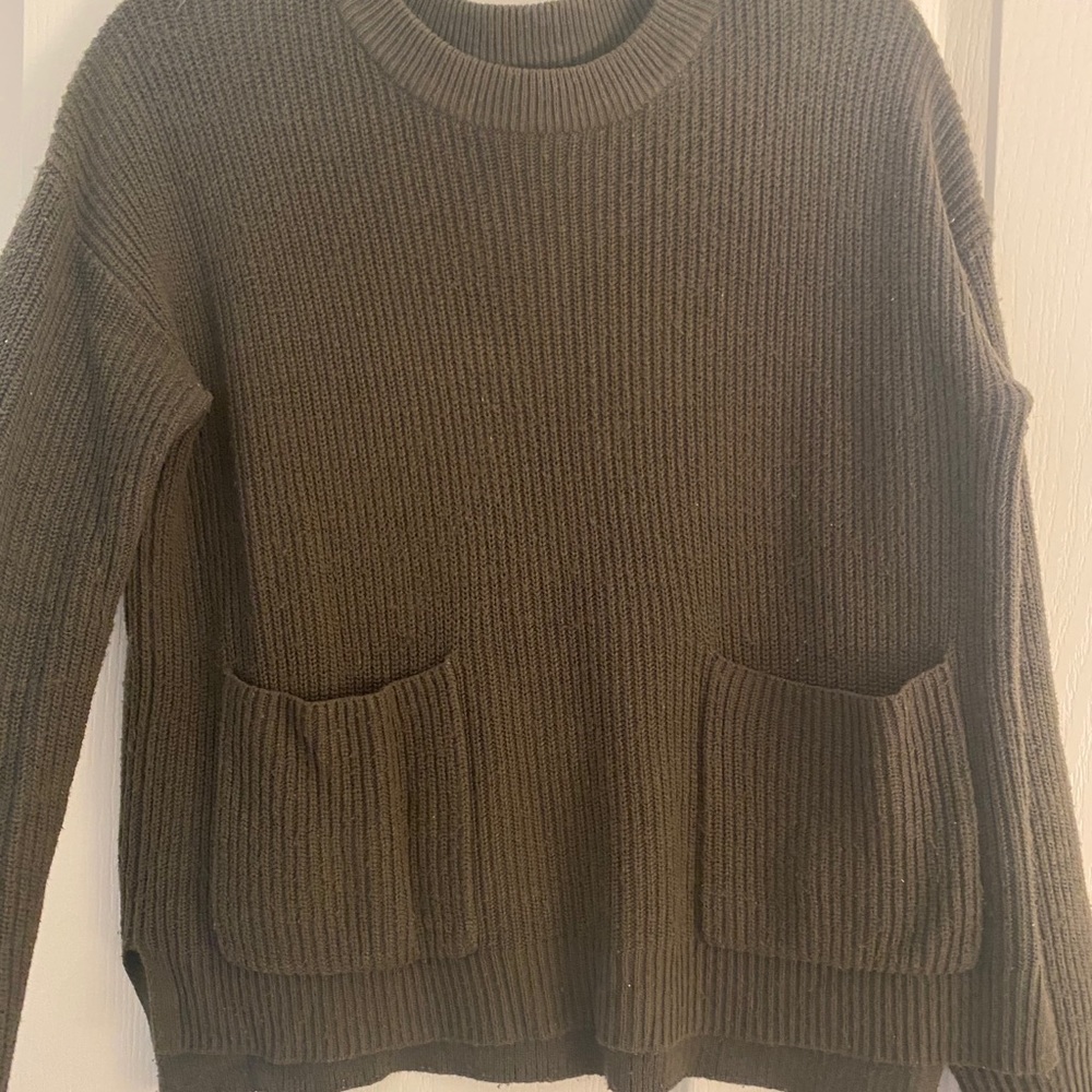 Madewell Forrest green pullover sweater